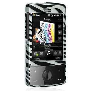 HTC Touch Diamond (CDMA) Silver Hard Plastic With Zebra Design Snap On 
