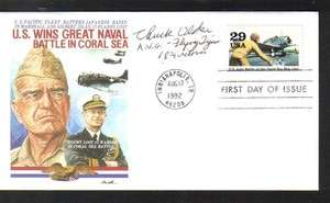 World War II Ace Chuck Older signed FDC First Day Cover AVG Flying 