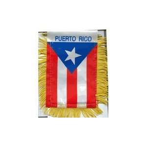  Rear View Mirror Flag (Puerto Rico)