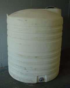 500 gallon Poly Tank, overall height 66,  