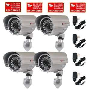   Home Surveillance System with Power Supplies and Free Security Warning
