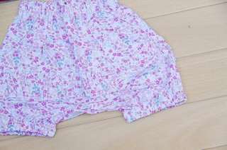 NWT Girl Baby Short Top+ Pants+Headband Set 0 36M Cotton 3 Pcs Costume 