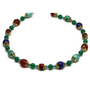 Gemstones Necklaces Lapis, Coral, Jade, Carnelian, Turquoise and 