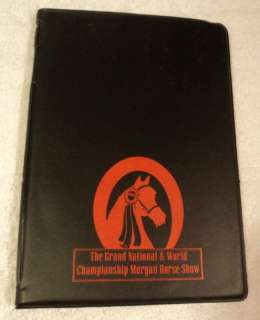 VTG Morgan Horse Grand National Notebook Cover  