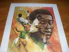 PELE   SIGNED ARTIST PROOF   LITHOGRAPH  WITH  RARE autographed 