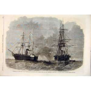   United States War Ship San Jacinto Slidell Mason