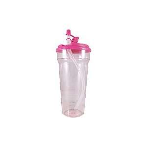  Sipper Cup with Straw Pink   33.81 oz bottle,(Momentum 