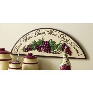   Friends Grape Hanging Wall Art Dcor By Collections Etc