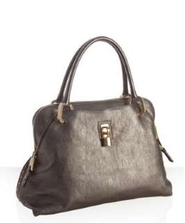 style #317594001 pewter crackle finish lambskin Paradise Rio medium 