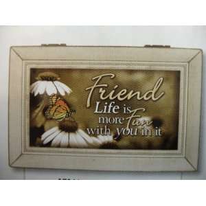  Friend for Life, Music Box White Washed. Blue Danube 