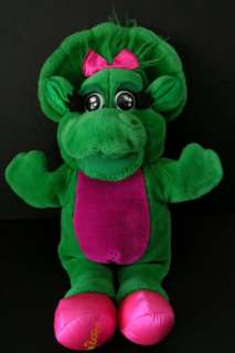 Dakin Plush Baby Bop Dinosaur Hand Puppet PBS Toy 1992  