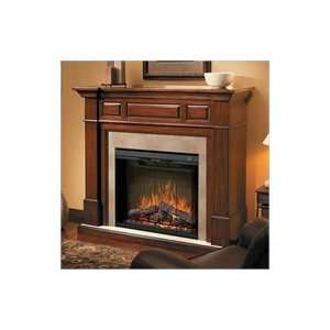  Dimplex Newport Electric Fireplace   Walnut and Marble 