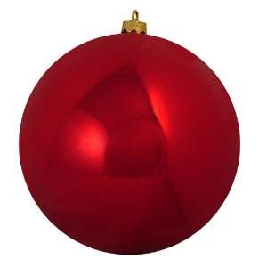 Shiny Red Hot Commercial Shatterproof Christmas Ball 