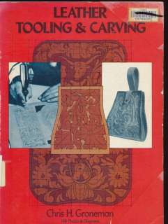 LEATHER TOOLING & CARVING PROJECTS GUN HOLSTER BELTS LACING PATTERNS 