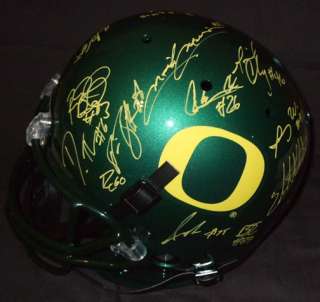 2011 Oregon Ducks Team Signed Rose Bowl FS Helmet PROOF Darron Thomas 