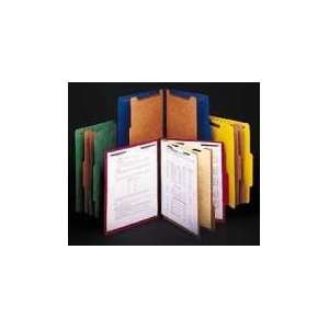 Universal   Pressboard Classification Folders, Ltr, 6 Section, CoBalt 