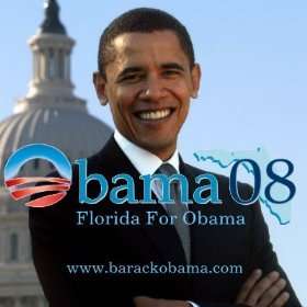  Florida For Obama Button Arts, Crafts & Sewing