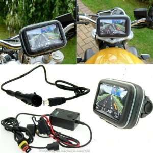   GPS Straight Mini USB Powered Motorcycle Mount GPS & Navigation