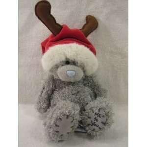  Me to You Plush Teddy Bear with Reindeer Cap (8 