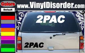 2pac tupac Band Vinyl Car or Wall Decal Sticker LG  