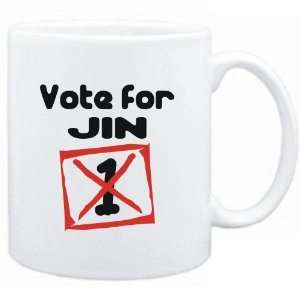  Mug White  Vote for Jin  Female Names