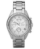 Fossil Watch, Womens Chronograph Decker Stainless Steel Bracelet 38mm 