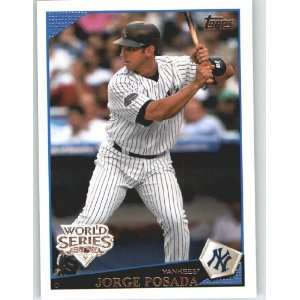  Jorge Posada   2009 Topps New York Yankees World Series 