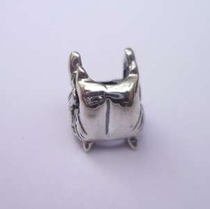 Brand new 925 sterling silver bead charm in the shape of a charming 
