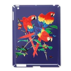   iPad 2 Case Royal Blue of Family Of Parrots On Tree 