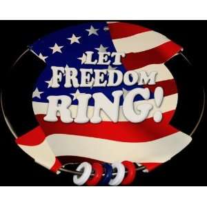   t Freedom Ring Patriotic Gyro Ring Kinetic Fun Toys & Games