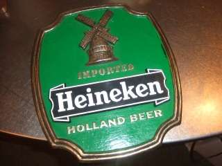 Heineken Beer Advertising 3d plastic bar sign SEE MY OTHER BEER STUFF 