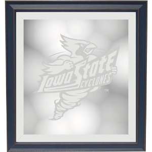    Iowa State Cyclones Framed Wall Mirror from Zameks 