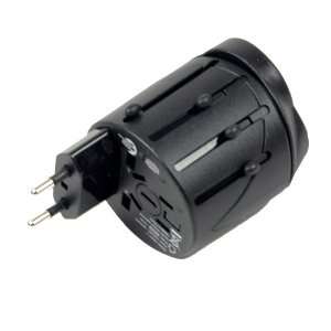 New Swiss Black Travel Poducts Worldwide Adapter Black By Swiss Travel 