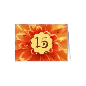  Dahlia card for a 15 year old Card Toys & Games