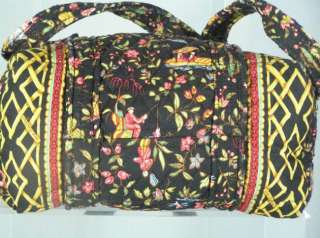 VERA BRADLEY Ming CLASSIC HANDBAG PURSE Shoulder Bag Black Asian Print 