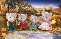 Calico Critters Ellwoods Elephants Family of Four NEW 020373215702 