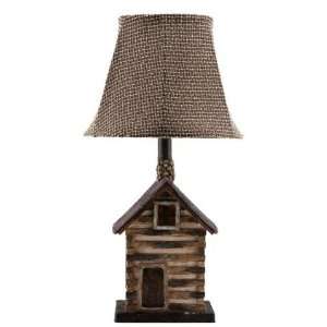  Cabin in the Woods Table Lamp with Shade