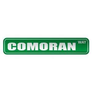     COMORAN WAY  STREET SIGN COUNTRY COMOROS