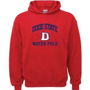  Dixie State Red Storm Red Youth Water Polo Arch Hooded 
