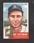 1953 Topps HIGH SERIES #279 JOE COLEMAN.EX