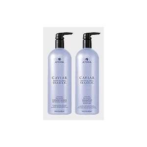  Alterna Caviar Blonde Shampoo & Conditioner Liter Duo 