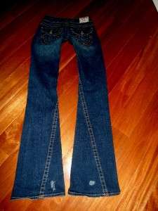   RELIGION JOEY Low Rise Stretch Flap Pkt Twisted Seam Jeans 24x35