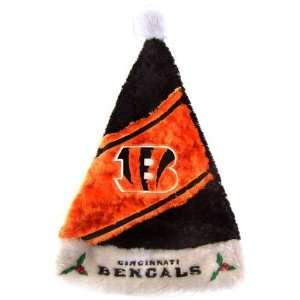   Bengals NFL Colorblock Himo Plush Santa Hat