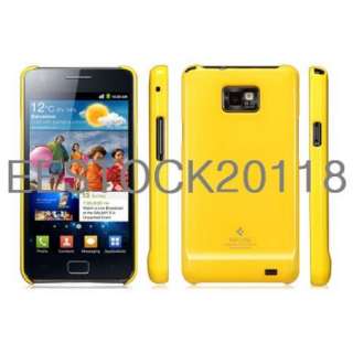 New Yellow Samsung Galaxy S2 S 2 II I9100 Case Cover SGP Ultra Thin 