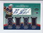 Rob Gronkowski 2010 Topps Prime Autograph Jersey Rookie RC #d/499 