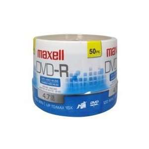  DVD R 4.7GB 120 Minute Up To 16x 50 Pack Spindle 