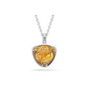   Inch Pendant Slide Enhanced With Citrine Color Stone. IRC Jewelry