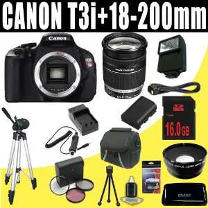  Canon EOS Rebel T3i 18 MP CMOS Digital SLR Camera Body & Canon 