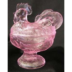  Westmoreland 5 Covered Standing Rooster   Passion Pink 