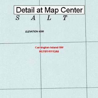   Map   Carrington Island SW, Utah (Folded/Waterproof) Sports